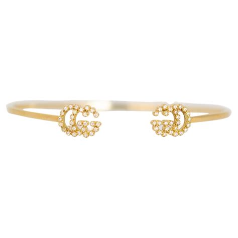 gucci yba481664001|Gucci 18kt Yellow Gold GG Bracelet .